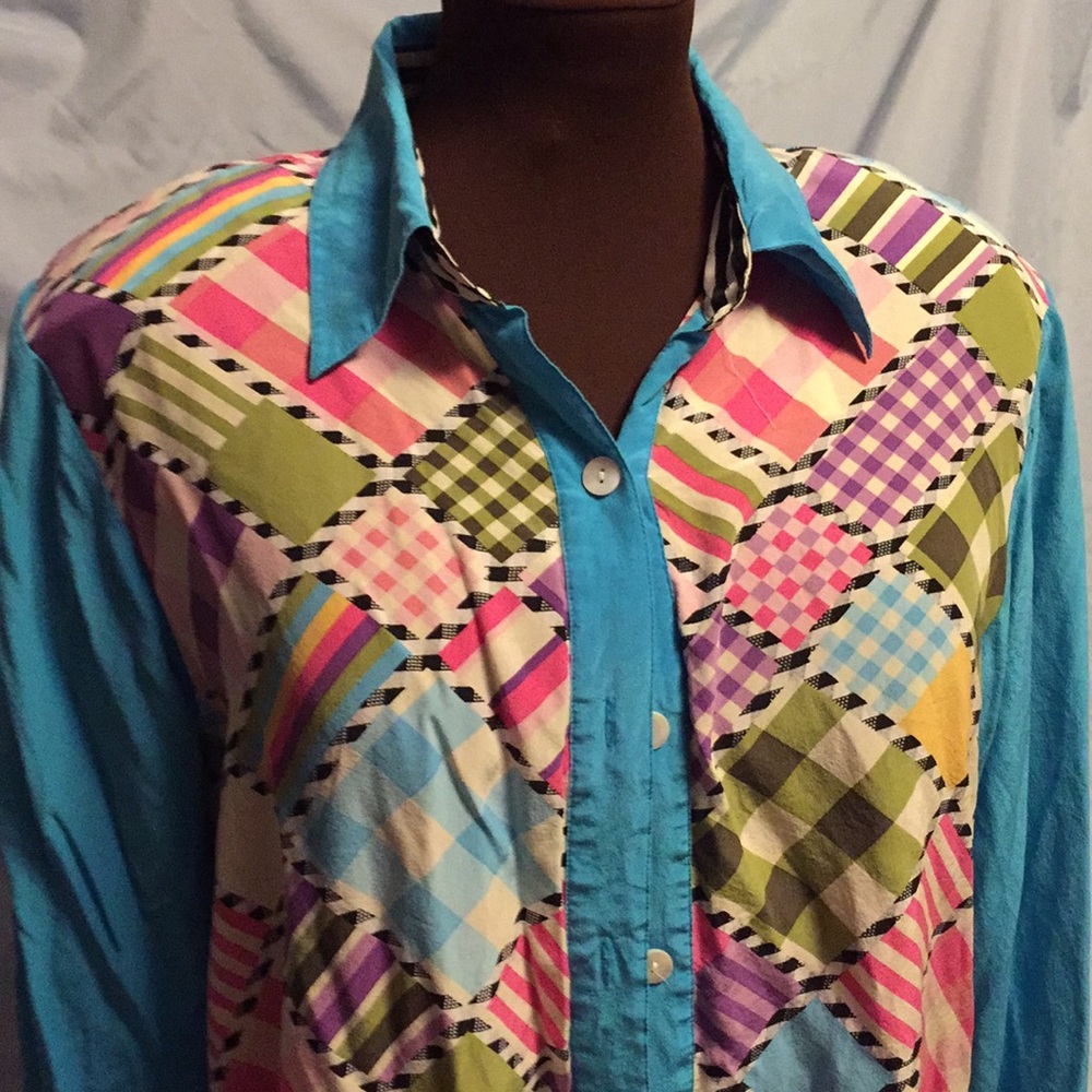Multi colored blouse